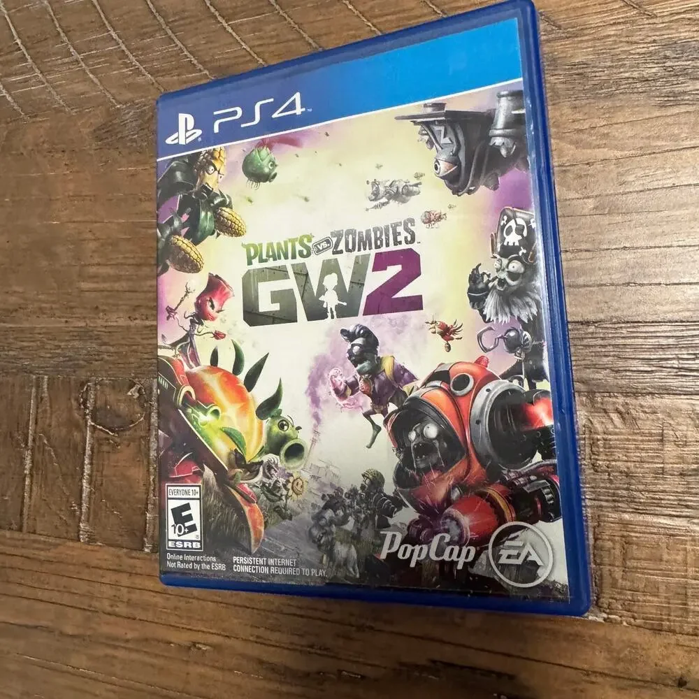 Plants vs Zombies Garden Warfare 2 PS4 Game Disc Case PopCap EA CIB